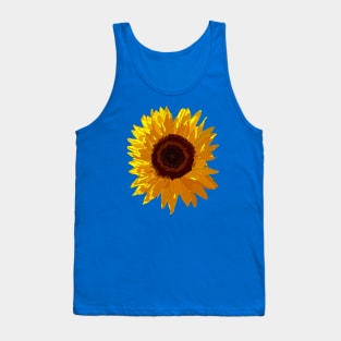 Floral Art Sunflower Tank Top